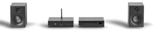 Pro-Ject CD Set E, Analogue HiFi Stereo System, All-In-One Hi-Fi Set including CD Box E, Stereo Box E Integrated Amplifier, and Speaker Box 3E Carbon Speakers