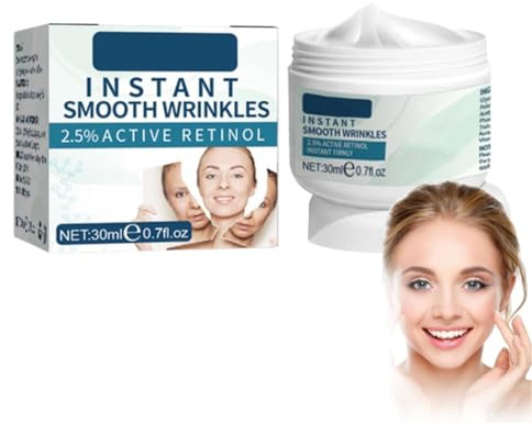 Creme Anti Rides Instantané Femme, Crème Anti-Rides Puissant Immediat, Wrinkle Power Filling Effet Immédiat, Creme Collagene Lifting Immediat Visage, Crème Anti Cernes Et Ride Instantané (1)
