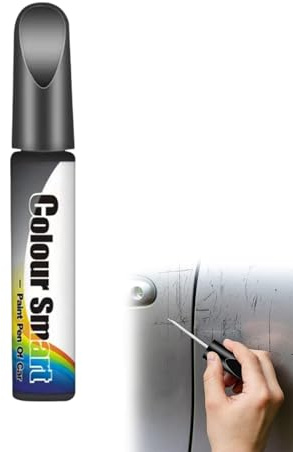 Rakiuty Stylos Anti Rayure Voiture, Stylo Retouche Peinture Carrosserie, Stylo Retouche Voiture, Stylos Réparation des Rayures Auto De Peinture, Anti Rayure pour Carrosserie Moto Auto Vélo (Gris)