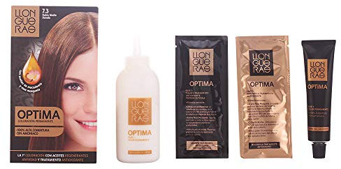 LLONGUERAS OPTIMA tinte Rubio Medio Dorado Nº 7,3 caja 1 ud