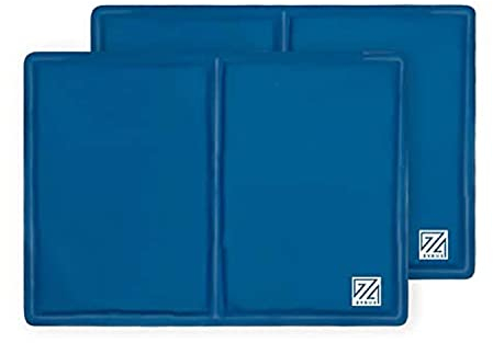 ZYBUX - Cooling Gel Pillow Magic Multi-Function w/Cooling Relief Pillow Cushion Mat Absorbs and Dissipates Heat | Helps Improve Quality of Sleep and Optimal Sleeping Temperature - Pack of 2 (30x40cm)