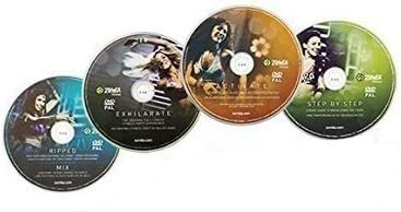 Zumba Exhilarate Body-Shaping-System, 4 DVD's zumba fitness zumba video zumba workout
