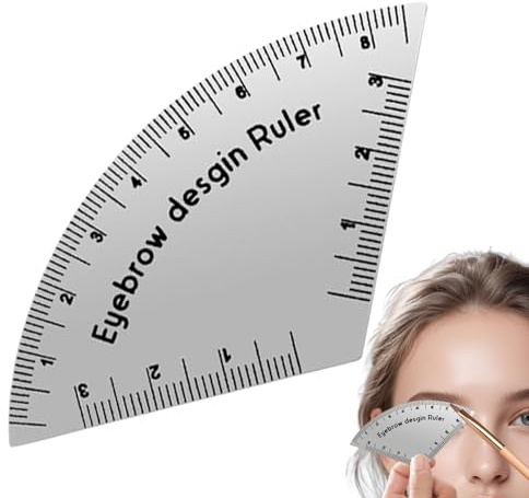 Regla Para Cejas,Herramienta Rápida Delineado Cejas | Plantilla Reutilizable Para Principiantes Maquillaje Diario Salon Viaje