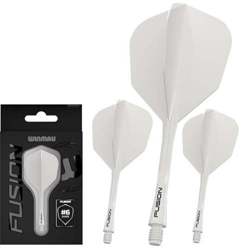 WINMAU Darts - Fusion Integrerat flyg- och axelsystem - No.2 Form och design - Finns i kort, mellan och medium - Finns i olika färger
