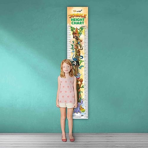 Jungle Height Chart | Jungle Adventure Height Chart: Measure Your Growing Explorer