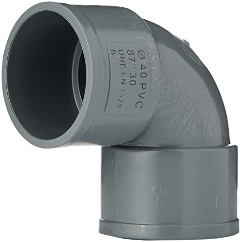 Anzapack 855552X - Codo Pvc Hembra-Hembra 87º 40 Mm.