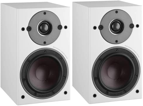 DALI Oberon 1 – Kompakte Regallautsprecher Paar mit SMC, Holzfasermembran & breiter Abstrahlung – Für Stereoanlage oder Wandmontage