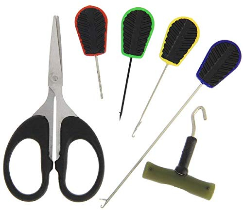 G8DS® Baiting Set Knotenzieher Schere 4 Köderwerkzeuge Karpfenangeln Angelausrüstung Werkzeug