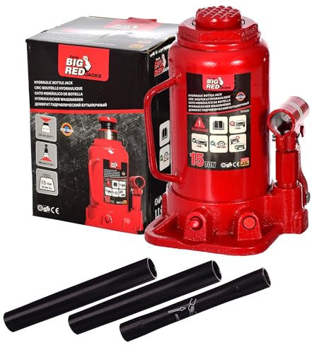 15 TON TONNELLATE CRIC AUTO CARRELLO SOLLEVATORE CRICK IDRAULICO DE AUTO