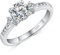 Ring Silber 925 Breit Diamant Ring Damen Ring Silber Zirkonia Ring 55 Ring Silber mit Stein Weißgold Ring Damen Verlobungsringe Hochzeitsring Ehering für Damen Braut