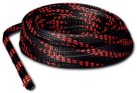EMPHASER ESP-RSL8 – kabelslang för kabelskydd | Stretchig flätad nylonslang, nätväv för skydd och buntning av kablar, Ø 4–12,5 mm, 15 m