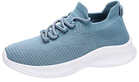 Gyaimxfu Damen Low-Top Sneaker Gesundheitsschuhe Bequem Sportschuhe Joggingschuhe Running Outdoor Mesh Sneaker Sommer Sneaker Damen Laufverhalten