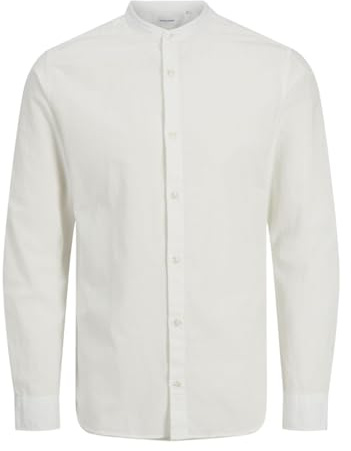 JJEBREEZE LS SN - Camiseta con Banda, Blanco, L