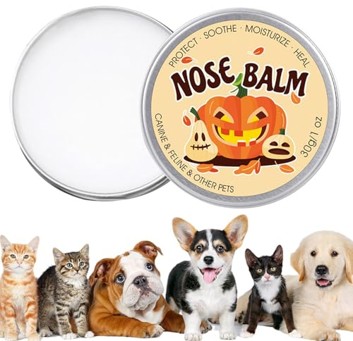 Schnauzenbalsam für Hunde, Nasenbalsam für Hunde, Feuchtigkeitscreme für trockene Nase bei Hunden, Feuchtigkeitscreme für trockene Nase bei Hunden, beruhigender Nasenbalsam, sofort feuchtigkeitsspende