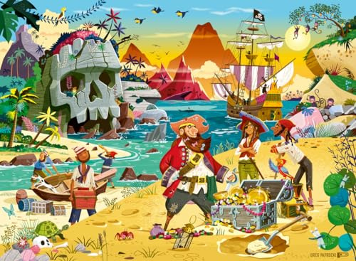 Ravensburger - Puzzles XXL Un tesoro! | Puzzle 6 Anni In Su | Puzzle 100 Pezzi Per Bambini Da 6 Anni In Su | Puzzle Bambini 36 X 49 Cm | Puzzles Ravensburger