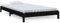 HEFZGDB Stapelbett Schwarz 80x200 cm Massivholz Kiefer Single Bed Bettgestell Doppelbett Bettrahmen für Gästezimmer Wohnbereich Schlafzimmer Herberge