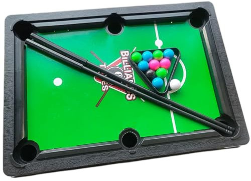 Nybhyjka Jeu de Piscine Miniature, Jeu de Table de Billard Miniature | Jeu de Sports de Table Portable,Ensemble de piscines de Table, Jeu de Jeu de Billards à Simulation élevée pour