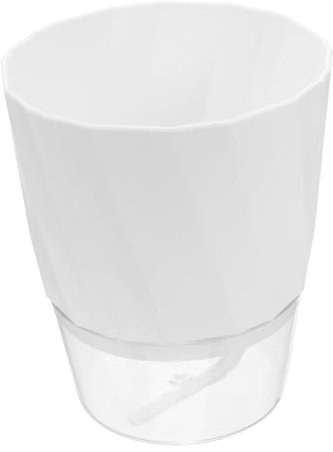 CAXUSD Maceta Automática con Absorción De Agua Macetas De Riego Automático para Plantas Verdes con Doble para Jardinería Interior