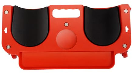 Zalydala Knieschoner | Rollender Knieschoner mit 5 Rädern | 100kg Tragfähigkeit | Ergonomisches Design | Für Bau & Gartenarbeit | Rot/Schwarz