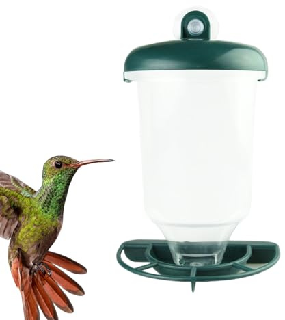 pequeño para pájaros,Recipiente y dispensador de Comida para jardín con | Estación de alimentación - para Ventana, balcón, terraza, jardín, Patio Trasero y césped
