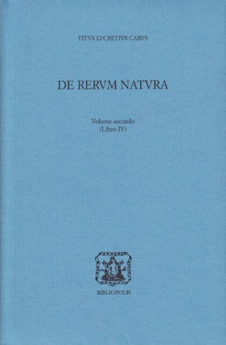 De rerum natura. Testo latino a fronte. Libro 4° (Vol. 2)