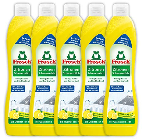 Frosch Zitronen Scheuermilch, 5er Pack (5 x 500 ml)