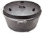 Feuertopf ft18 aus Gusseisen Deckel auch als Pfanne nutzbar mit Füßen • Dutch Oven Schmortopf Grill Topf Töpfe Bräter