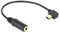 Yunir Cable Adaptador de micrófono de 3.5 mm, para cámara GoPro Hero 3 3+ 4, Plug and Play