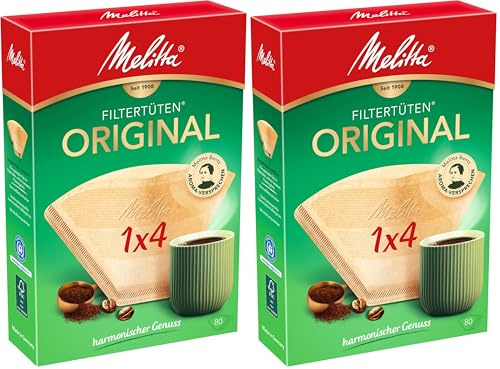 Filtres à café Braun 1 x 4 Aroma - 80 pièces (1 boite) (Lot de 2)