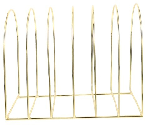 STOBAZA 7cuadrículas Soporte Para Sombreros Dividido Organizador De Mesa Para Exhibición De y Gorros Estante De Almacenamiento Multifuncional Para y Tienda Compartimentos Color Dorado