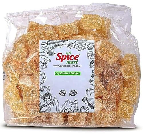 Crystallized Ginger with Caster Sugar Ginger Pieces Free UK P&P 100g-950g (450g)