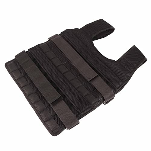 Gilet d'exercice lesté, Gilet lesté pour la Marche en Maille Respirante 15 Kg, Gilet lesté, Veste de Musculation, Gilet de Poids 44 X 55 X 10 Cm pour l'entraînement Physique