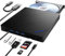 Lecteur Externe Blu Ray - 7 en 1 Lecteur Blu-Ray Externe, Lecteur DVD/BD Graveur Blu Ray avec USB 3.0 Type-C, Portable 3D CD DVD Graveur Optical Bluray Drive pour Ordinateur Windows 7/8/10/11/MacOS