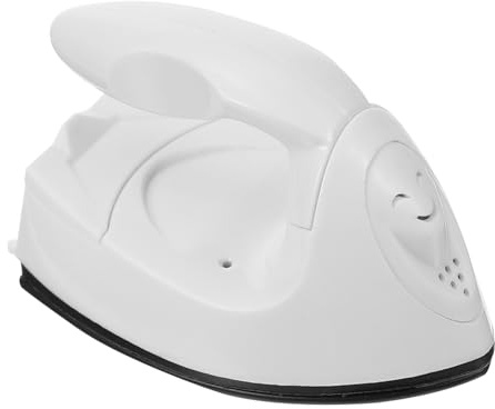 MUELODSIC Plancha Mini Portátil para Manualidades DIY Función de Prensado Térmico Rápida con Mango Curvo de Cerámica y Abs