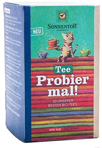 Sonnentor Tee-Probier Mal! Aufgussbeutel, 1er Pack (1 x 31,5 g) - Bio