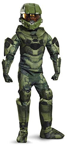 Disguise Master Chief Prestige Costume, Small (4-6)
