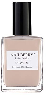 Nailberry L'Oxygéné Oxygenated Nail Lacquer | Au naturel, 15 ml | Polish for a Healthier Manicure & Long Lasting Colour | 12-Free, Vegan, Halal, Cruelty & Gluten Free