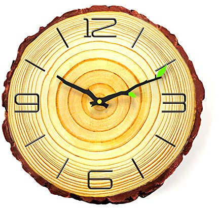 Horloge murale annuelle à quartz pour décoration nordique