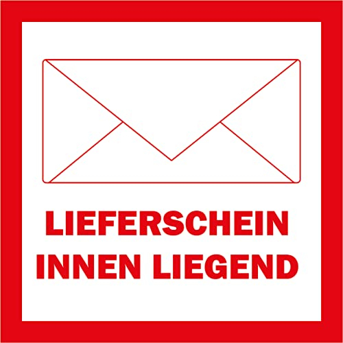 Logistiketiketten „LIEFERSCHEIN INNEN LIEGEND“