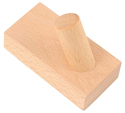 Cabilock Massivholzhaken Selbstklebend Für Tür Kleiderbügel Aus Holz Wandhaken Mit Schlüsselablage Praktisch Für Veranda Und Eingangsbereich Buche