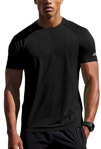 Sports Shirts for Men Dry Fit(Black,L)