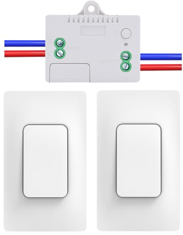 Cerhot 220v interruptor inalambrico autoalimentado cinetico interruptores inalambricos sin bateria rf interruptor remoto pulsador inalambrico conmutador luz inalambrico para iluminacion del hogar