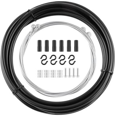 HOUSON Bicycle Brake Cable, Bicycle Shift Cable, Bicycle Inner Brake Lever housing Brake Cable Replacement for Mountain Bike, Road Bike (Bicycle Brake Cable)