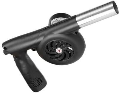 Bärbar elektrisk grillfläkt, 12 V kolluftblåsare, perfekt för matlagning i utomhuspicknicker, perfekt för snabb eldstad