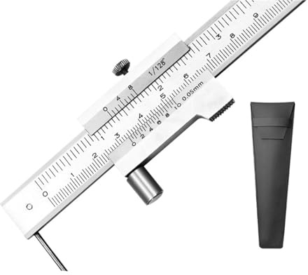 Calibro for marcatura da 0-200 mm con ago in metallo duro Calibro a corsoio parallelo in acciaio inossidabile for marcatura Righello Strumento di misurazione