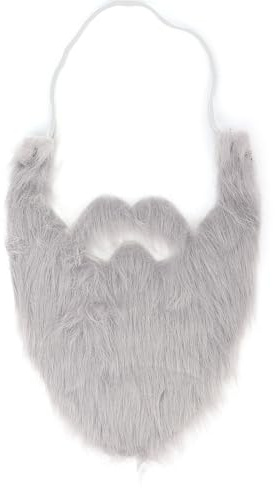 Rcniso Gandalf Peruk Skägg 28×23×1 Halloween Party Fake Skägg Kostym Falsk Beard Man Fake för Festtillbehör Hår Halloween