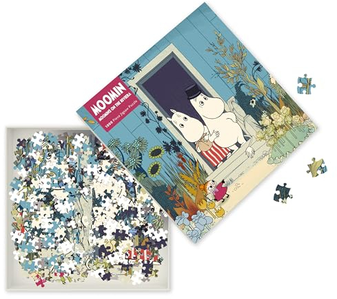 Adult Jigsaw Puzzle Moomins on the Riviera: 1000-Piece Jigsaw Puzzles