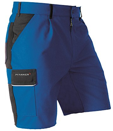 Pfanner® Funktions Shorts StretchZone Canvas mit Stretchgewebe, Farbe:grau/schwarz, Größe:52