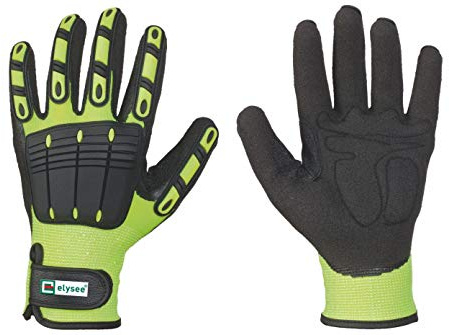 Elysee thl Handschuhe gelb Feuerwehr Rettungsdienst TOP Grip Feuerwehrhandschuhe THW Gr. 10 / XL