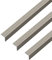 Alberts 499457 Winkelprofil | selbstklebend | Aluminium, edelstahldesign, dunkel | 1000 x 20 x 20 mm | 3er Set